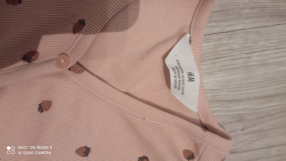 Komplet H&M 134/140 + koszulka różowa