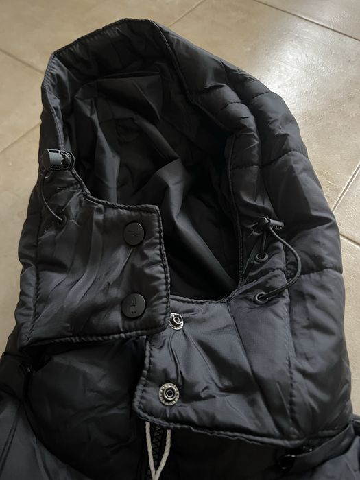 Puffer Casaco Polo Ralph Lauren preto e vermelho