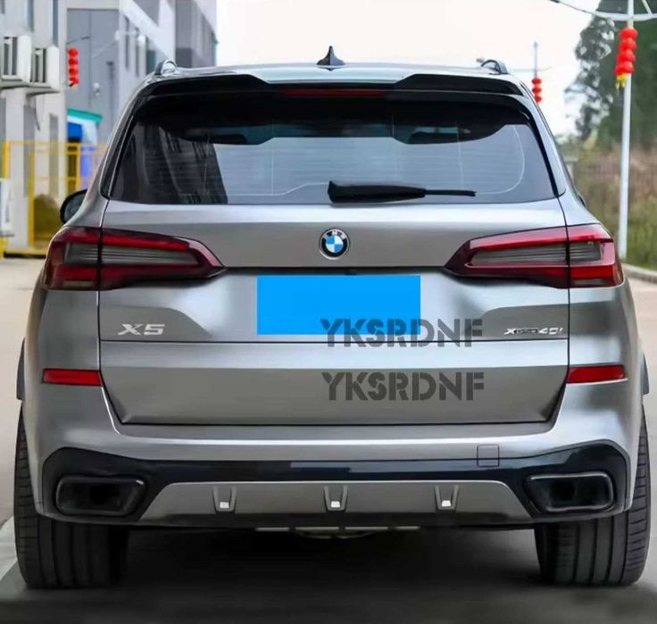 Спойлер на стекло BMW X5 G05 диффузор сплиттер губа пороги сплiтер