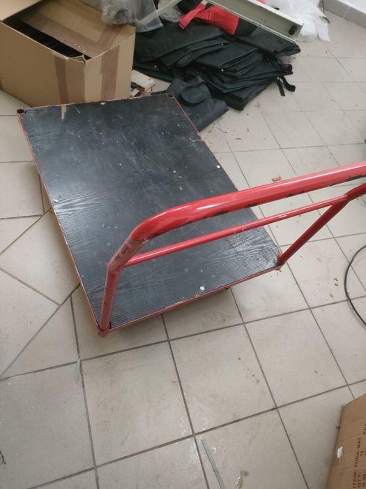 Okazja duży Wózek magazynowy platformowy