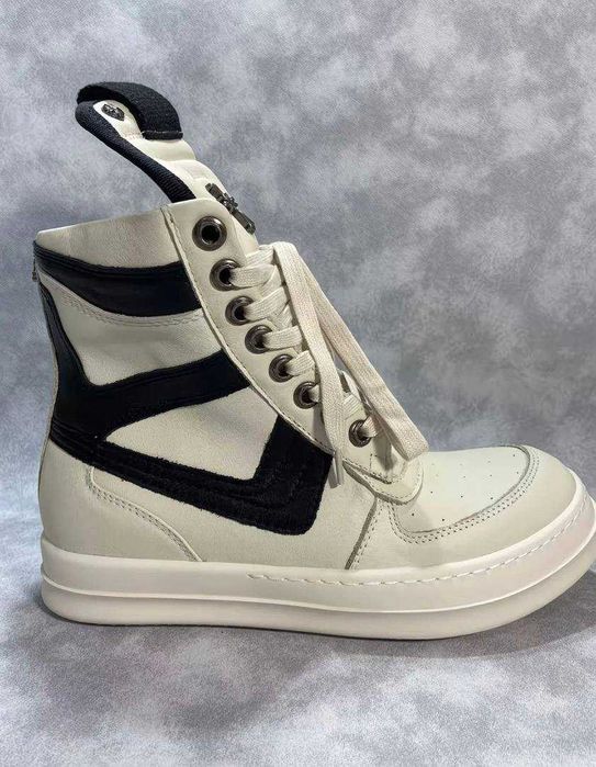 Rick Owens Dunk (Geobasket) Chrome Hearts