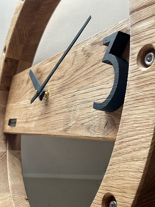 Zegar dębowy ścienny 50cm