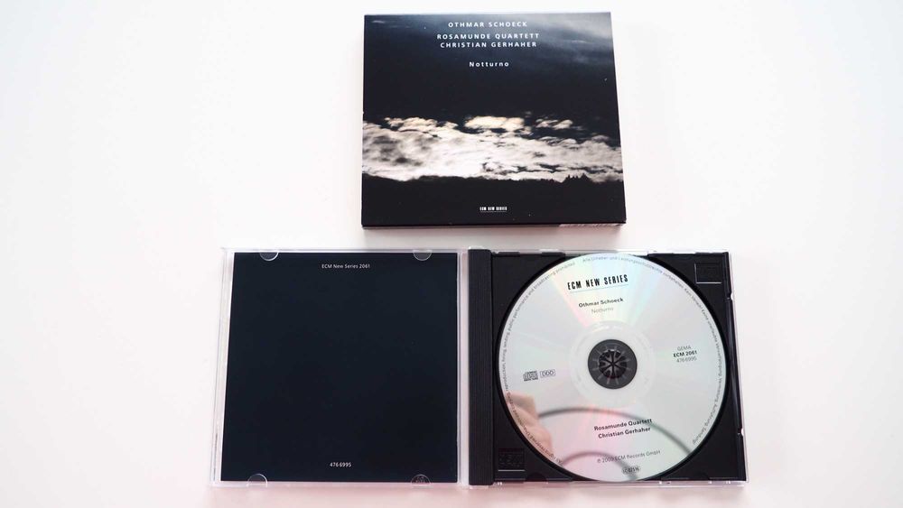 OTHMAR SCHOECK – Notturno • ECM 2061 • CD 2009 Germany • Gerhaher / Rosamunde Quartett • Stan MINT
