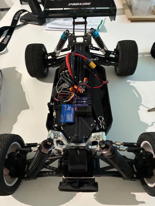 1/10 Buggy Absima AB3.4 — Brushless 5.5T Sensored + Muitas Peças Extra