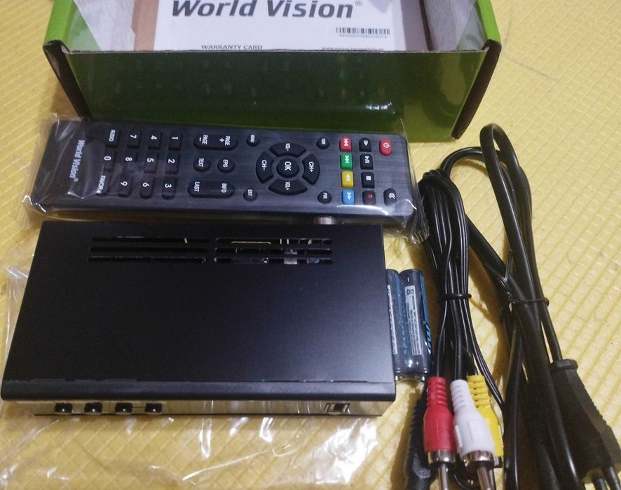 Т2 тюнер World Vision T624D4 у металевому корпусі