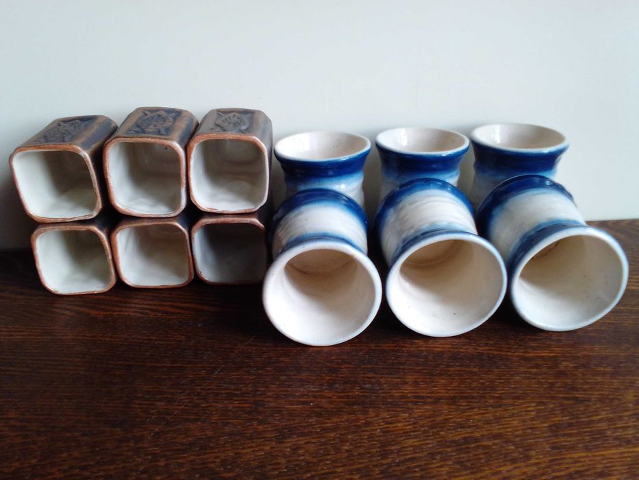 Стаканчики керамические (от наборов), 60-80 мл, 2х6 шт.