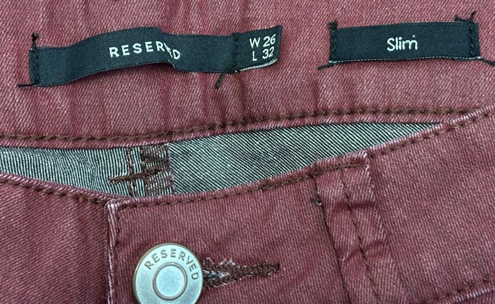 Reserved spodnie damskie w26 l32