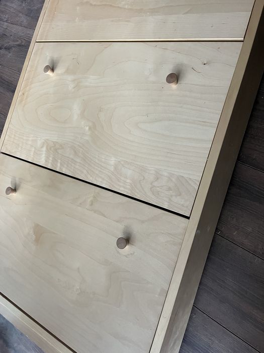 Шафа деревʼяна пристінна поличка для взуття ikea