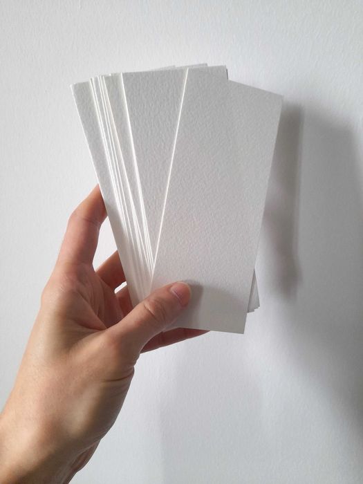 Pack de 40 Marcadores de Livros para Pintar, Lote de Papel de Aguarela