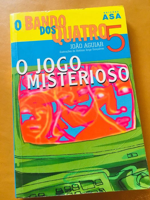Livro da coleção O Bando dos Quatro, número 5, O Jogo Misterioso