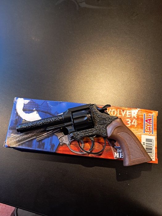 Revolver brincar cowboys de fulminantes