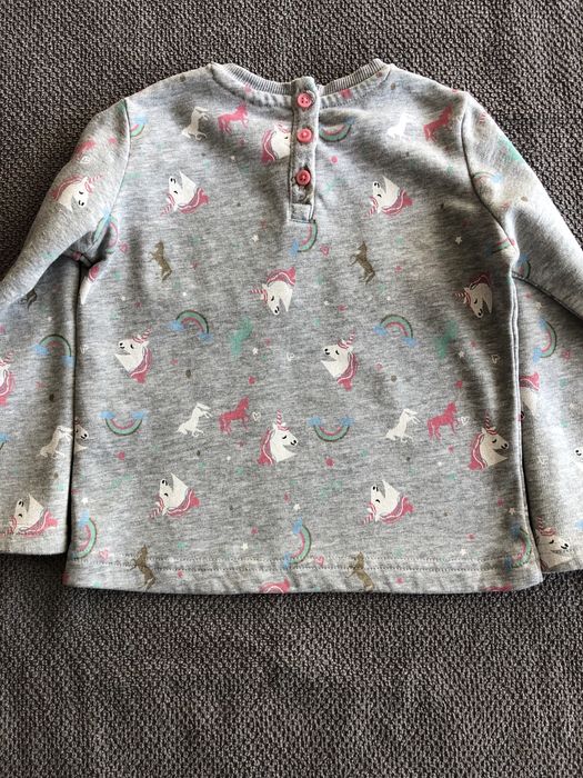 Bluza z Unicorns i tęczą rozm 86/92