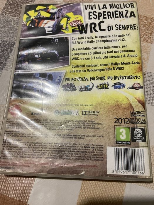 Jogo PC WRC 3 fia World Rally Championship DVD não original
