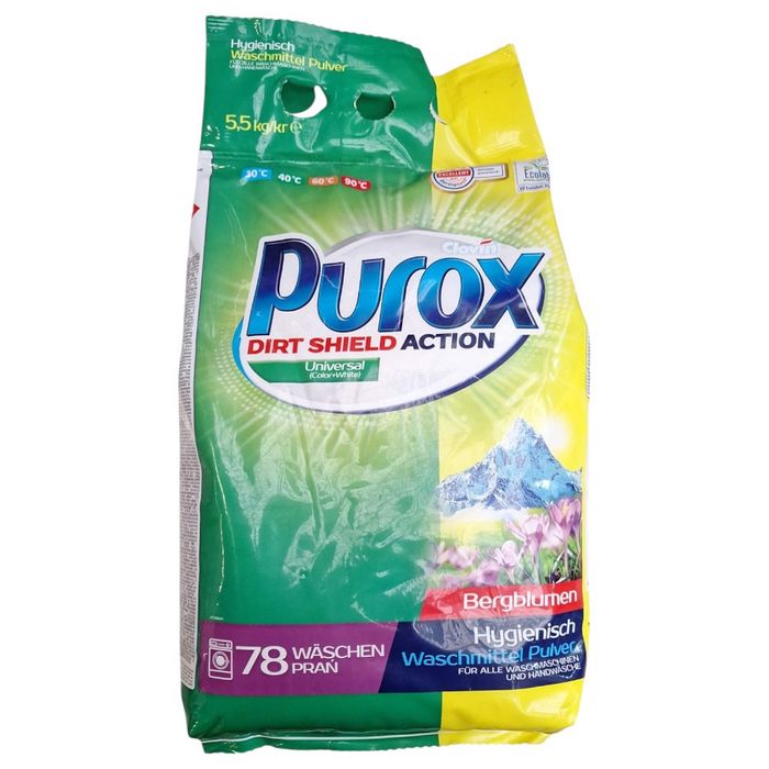 Proszek do prania purox universal 5,5kg wor clovin