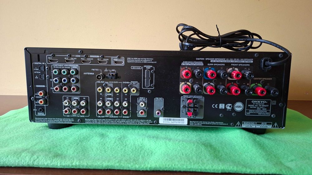 Amplituner ONKYO TX-SR577 7 kanałowy amplituner kina domowego