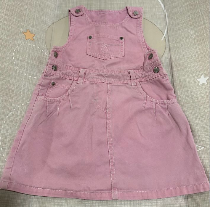 Saia / Vestido Rosa In Extenso (18-24M)