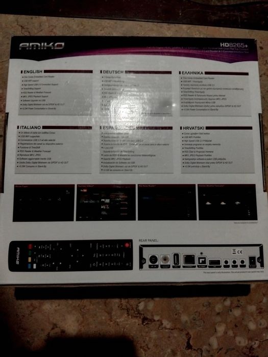 Receptor satélite amiko 8265+ hd