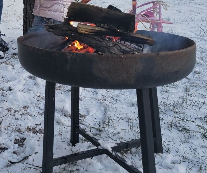 Palenisko z grubej stali