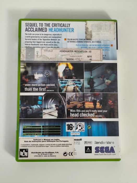 HeadHunter Redemption - Xbox Classic