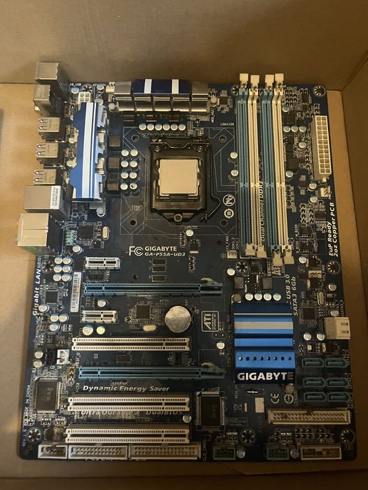 Płyta Głowna GA-P55-UD3L kolekcjonerski zestaw z i5 760