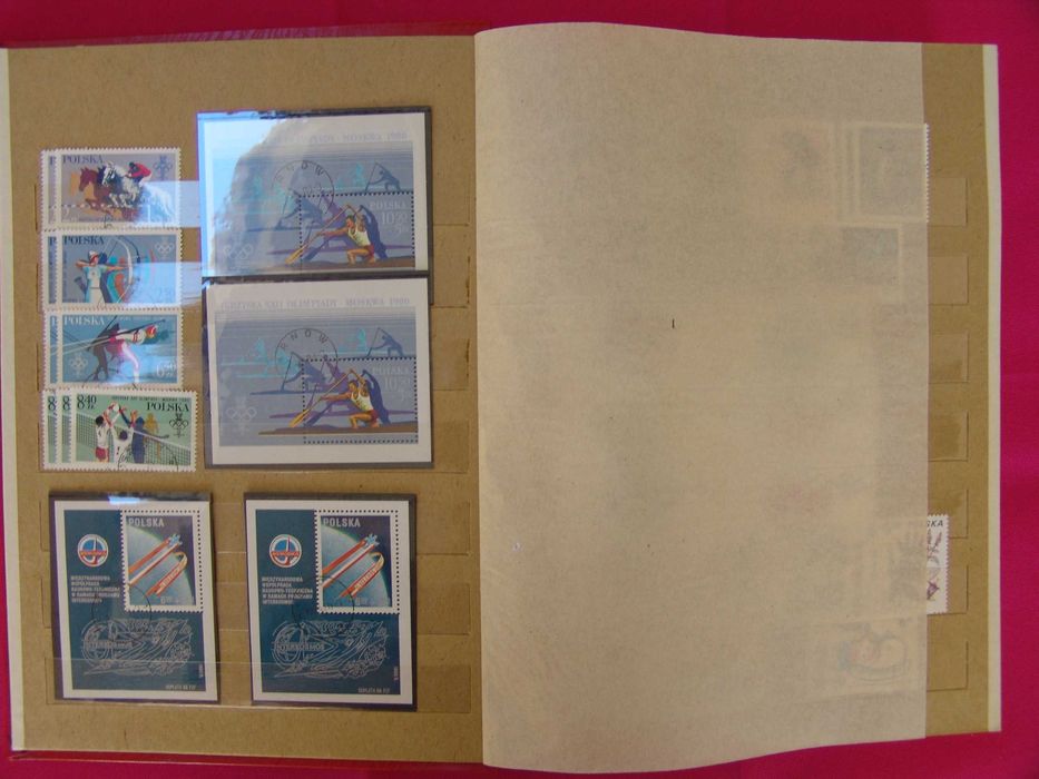3 klasery – polskie znaczki kasowane w idealnym stanie