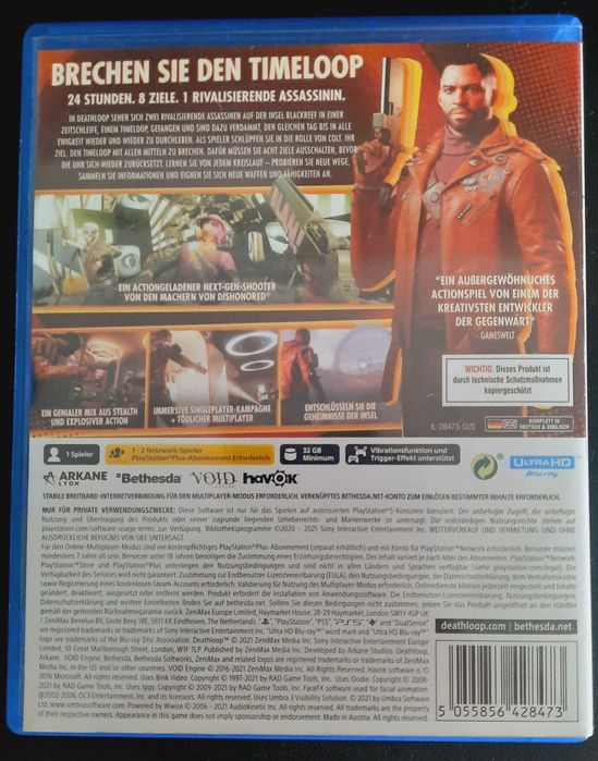 Jogo deathloop ps5