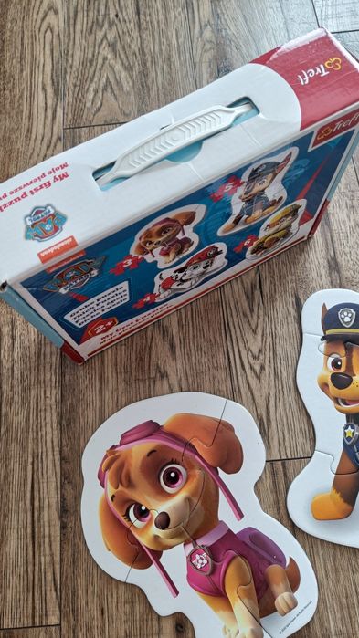 Moje pierwsze puzzle  Psi Patrol Skye Marshall Chase i Rubble