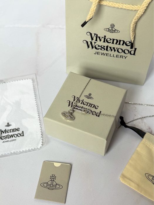 Підвіска ланцюжок Vivienne Westwood / Кулон Saturn Planet / Цепочка на шею с булавкой Сатурн Орб Планета y2k
