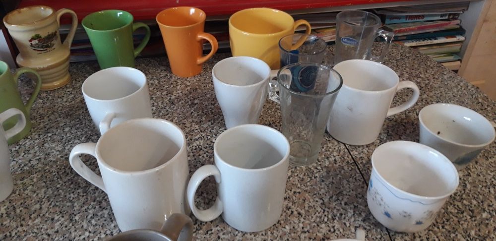 Conjunto de Chávenas e Canecas Diversas