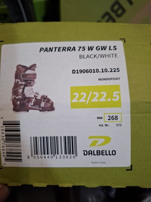 Buty narciarskie zjazdowe  Dalbello Panterra 75 Gripwalk 22 22.5 r. 36