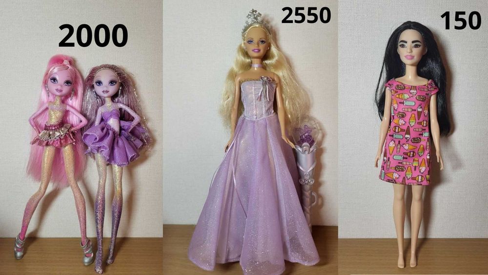 Ляльки Барбі/Barbie/Барби з мультфільмів