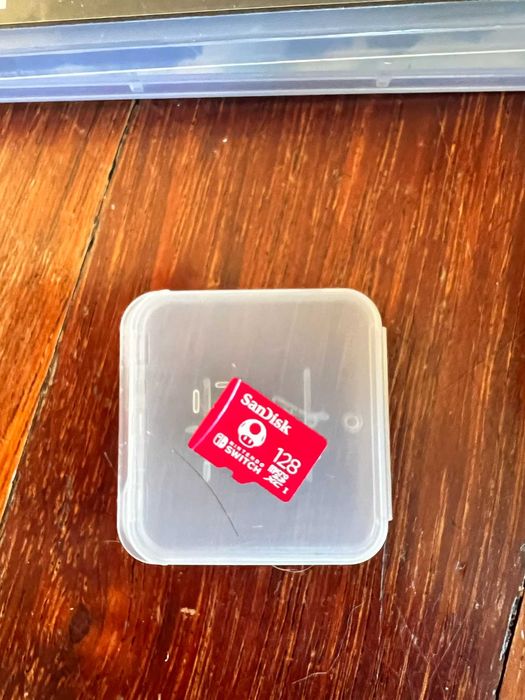 Nintendo Switch V2 com jogos e acessórios