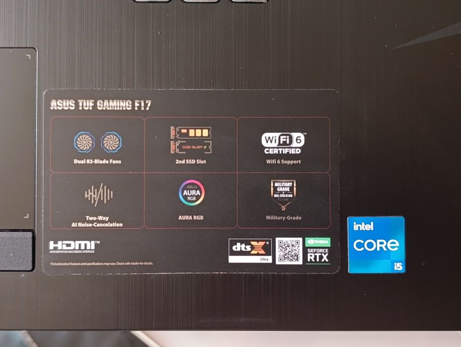 Asus TUF Gaming F17 (FX706HE)
