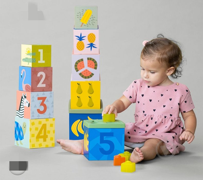 Набор Taf Toys Пирамидка + Сортер