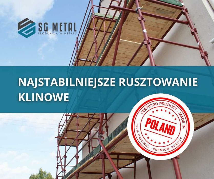 Rusztowanie klinowe (choinkowe) SG METAL zestawy i pojedyncze elementy