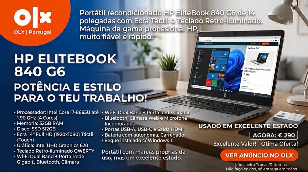 HP EliteBook 840 G6 14'' i7
