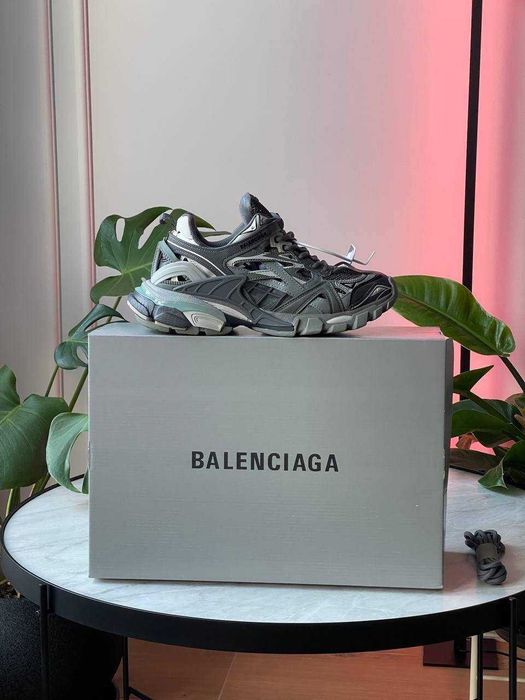 (БЕЗ ПЕРЕДОПЛАТИ)Balenciaga Track 2.0 баленсіага трек 2 чорні сірі