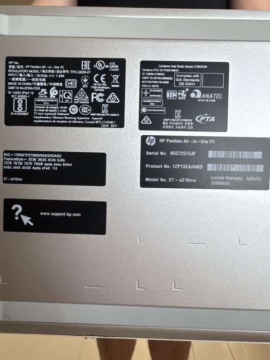 Hp pavilion All In One