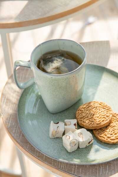 Kubek porcelanowy MINT miętowy 300ml. J-Line