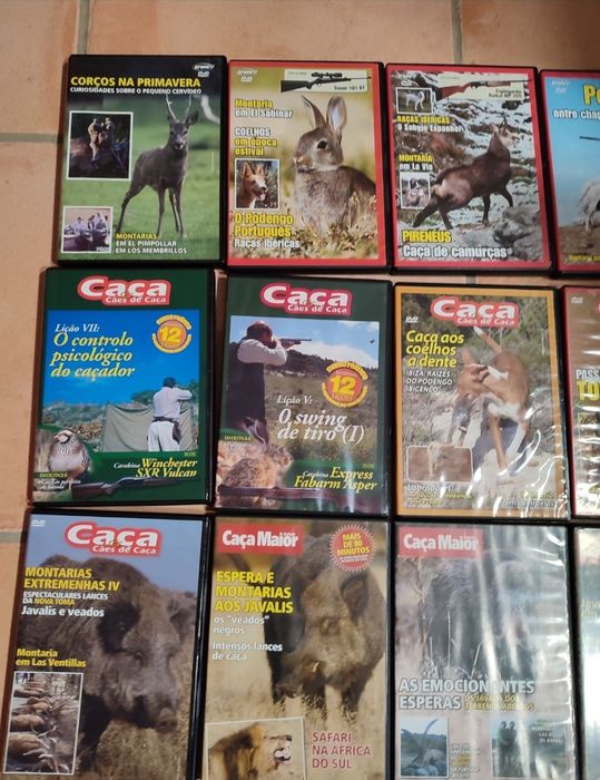 20 DVD's caça - Caça maior
