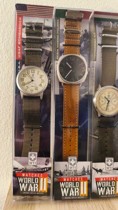 Coleção Relógios Militares WWII – Réplicas Autênticas Field e Aviator