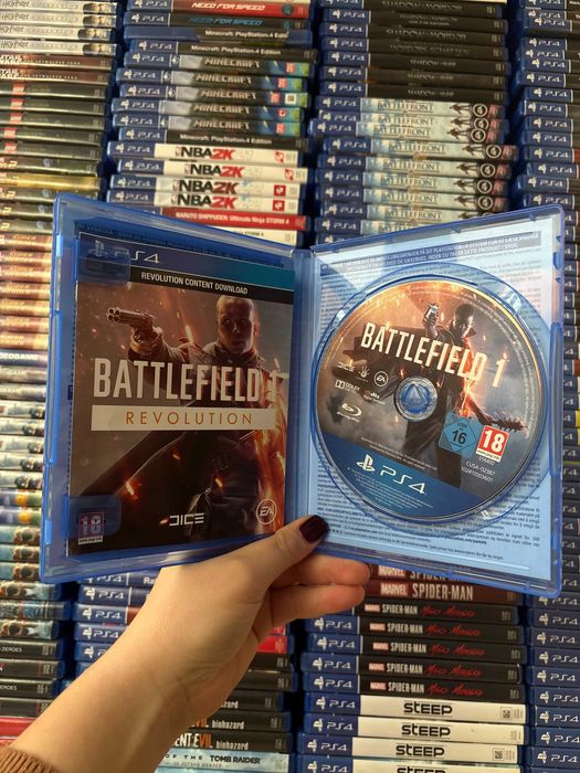 Гра Battlefield 1 Revolution на ps4, диск з грою на пс 4, ліцензія