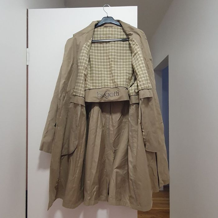 Чоловічий плащ тренч Bugatti (Microcotton) — Новий, р. 56