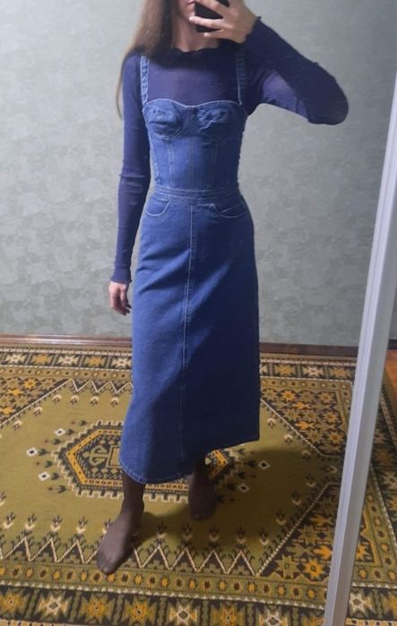 Продам джинсовий сарафан