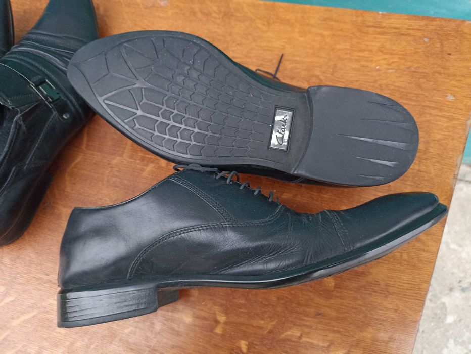Кожаные туфли Clarks 42,5