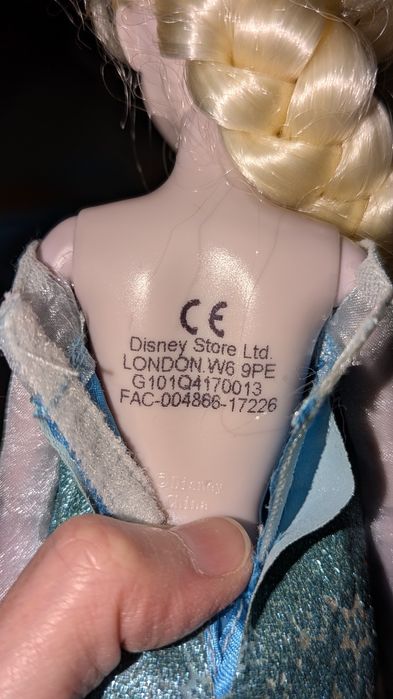 Лялька шарнірна принцеса Дісней Рапунцель Білосніжка Дінь-Дінь Ельза