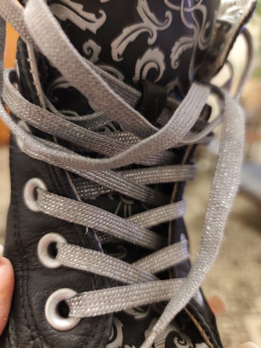 кеды converse кожа