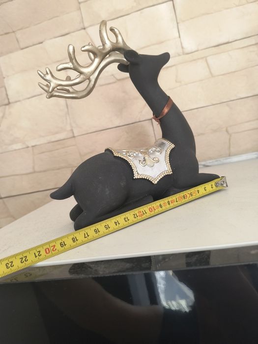 Renifer Glamour czarno zloty