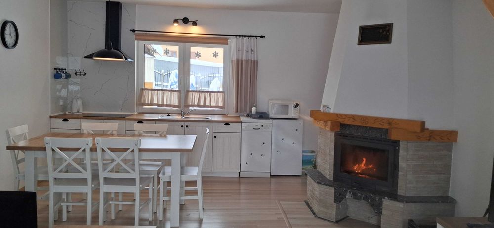 Domek z kominkiem, tarasem, w górach, na wyłączność,