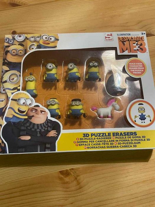 Minions - 8 figuras em borracha - NOVO